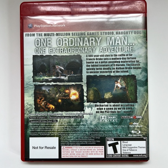 PS3 Uncharted Drake’s Fortune and Uncharted 2 Among Thieves - Picture 3 of 13